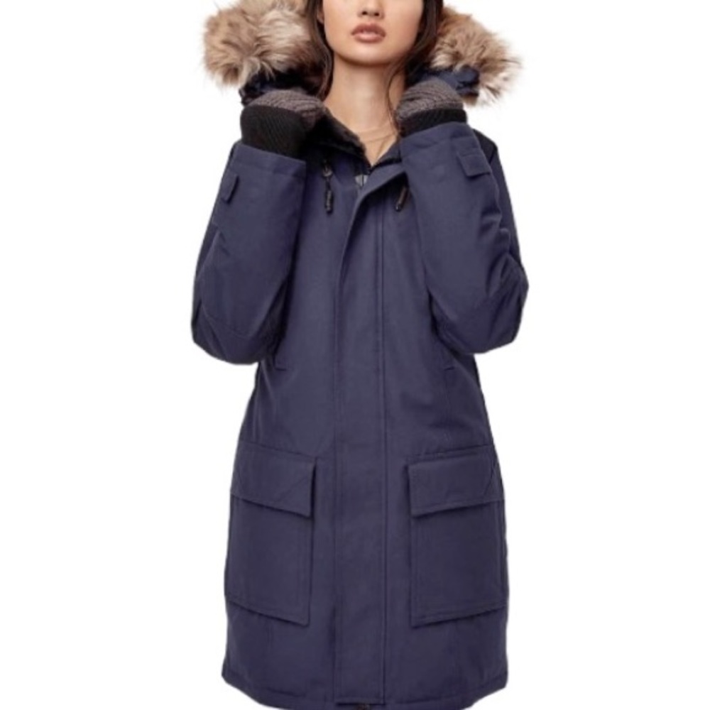 Aritzia TNA “Bancroft” Black Slim Fit Parka - Women’s Size XS